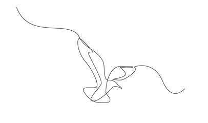 Seagulls fly over the surface of the sea. Small waves. World Maritime Day. template