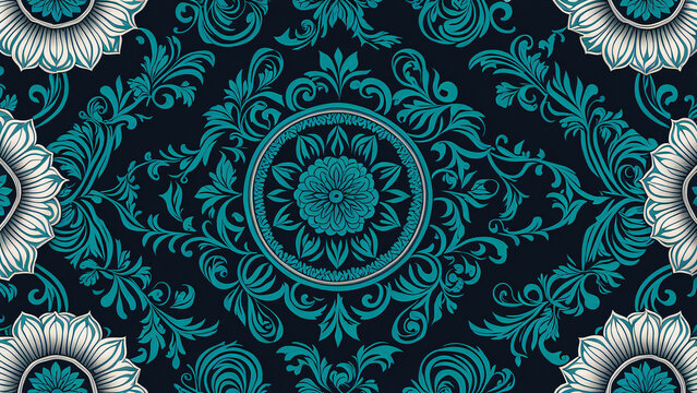 seamless pattern with flowers, wallpaper pattern