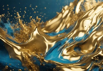 Ink abstract gold paint background art watercolor stone water luxury liquid texture marble Abstract