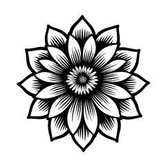 nature flower logo premium vector
