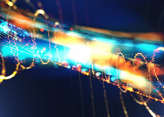 background with lights