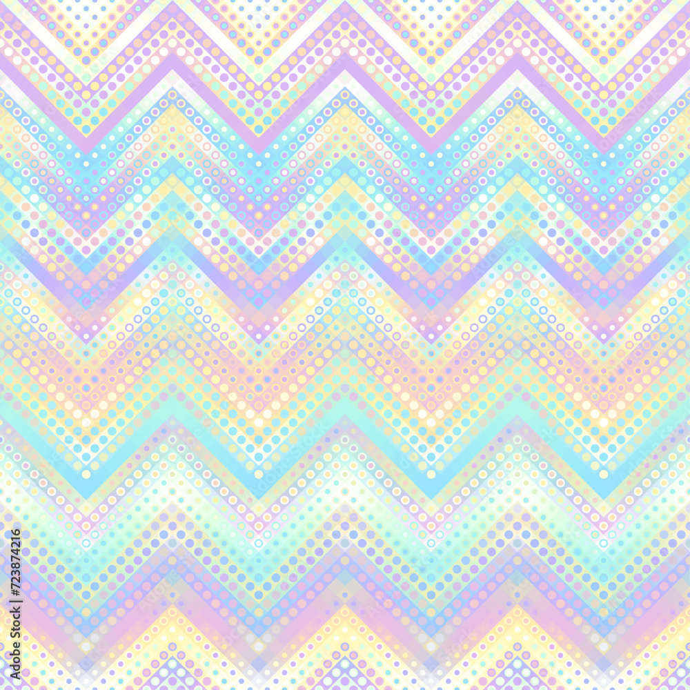 Poster Seamless vector chevron pattern. Abstract geometric background.