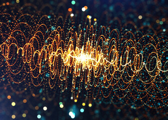 fireworks in the night sky