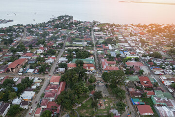 Central park in Bluefields Nicaragua