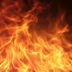 Blurred blaze fire flame texture background, ai technology