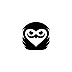 Vector Owl Design Logo Template Concept