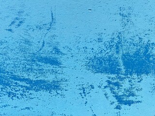 blue paint on grunge metal texture