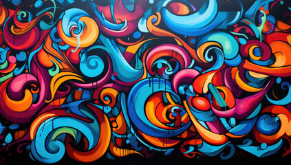 Fototapeta premium Closeup of colorful teal, pink and yellow urban wall texture. Modern pattern for wallpaper design. Creative modern urban city background