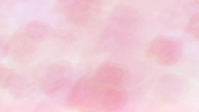 Watercolor pattern. pink bokeh abstract background.loop video.(088)
