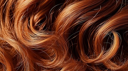 Closeup hair. Women's hairstyle. Hair texture
 - obrazy, fototapety, plakaty