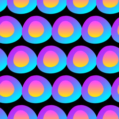 Doodle Gradient Shape Hand Crafted Abstract 
 Seamless Textile Fabric Wallpaper Wrapping Paper Swatch Print Background	
