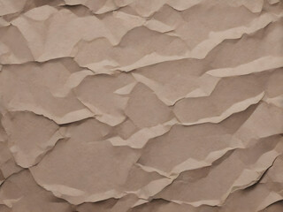 Brown tone recycled paper background image. Generative AI.