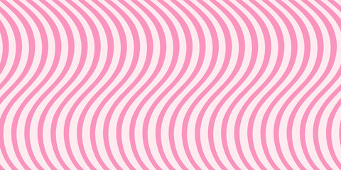 Bubble gum wavy pattern. Trendy pattern for clothing design.