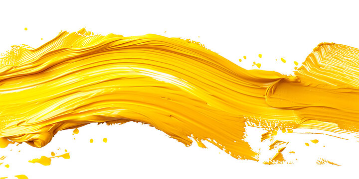 png yellow paint splashes with Waves, Brush Strokes, and Liquid Gold Elements on a Light Summer Background