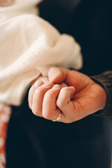 parent and child hands