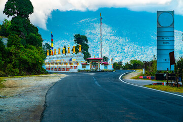 Road around the temple