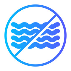 no gradient icon