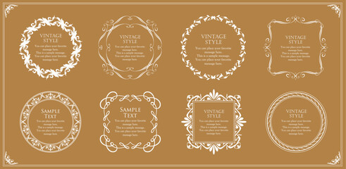 オシャレなアンティークフレーム