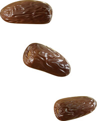 falling date palms