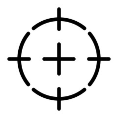 center of gravity line icon