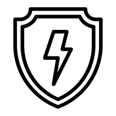 electric line icon