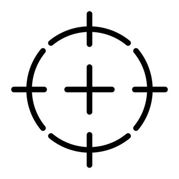 center of gravity line icon