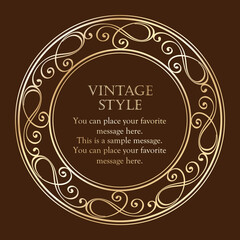 オシャレなアンティークフレーム