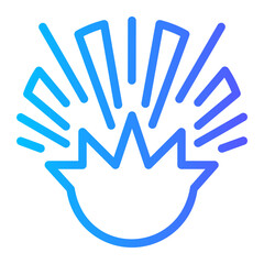 explosive gradient icon