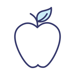 Apple icon vector on trendy design