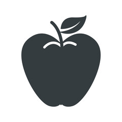 Apple icon vector on trendy design