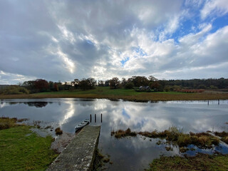 Small jetty on Lough Erne