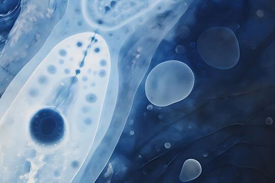 bacteria under the microscope