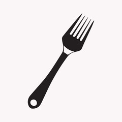 Spoon silhouette design element vector