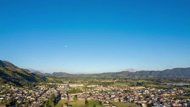 View of Teanjo a Colombian town