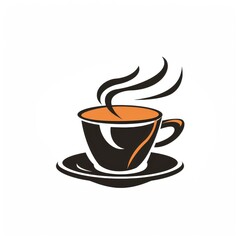 Vector Logo of Coffee Cup, Illustration