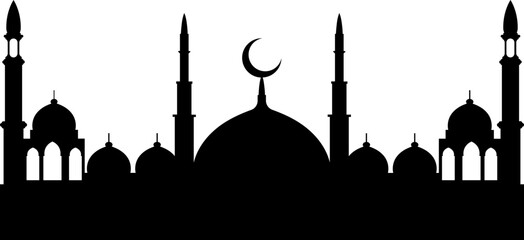 Mosque Silhouette Icon