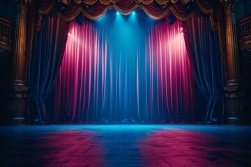 Theater stage light background