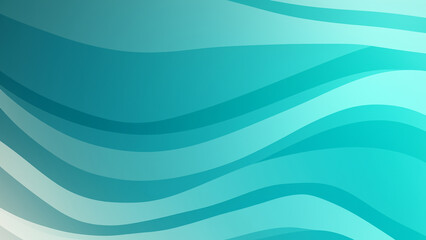 Soothing Blue Waves - Abstract Aquatic Design