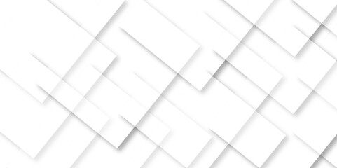 abstract modern geometric and creative concept with white boxes on the white background. soft light paper stripes as mosaic formless volumetric pattern paper texture design. 3d rendering.