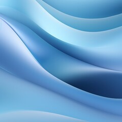 Soft blue smooth gradients background Generative Ai