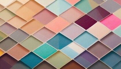 Color palette in pastel colors background