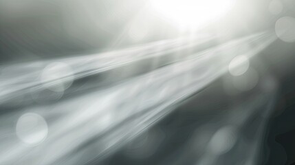 Abstract blur gray background with blur spotlight on left corner 