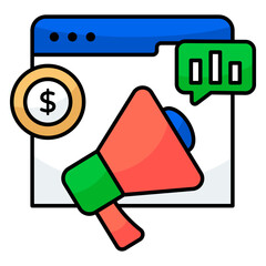 Premium download icon of web promotion 