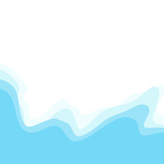 Beach view with waves