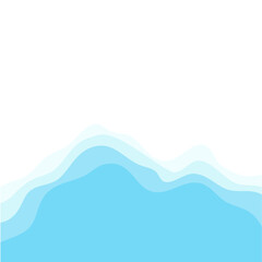 Beach view with waves