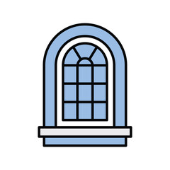 Window icon vector stock illustration