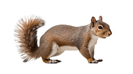 Squirrel isolated on a transparent background