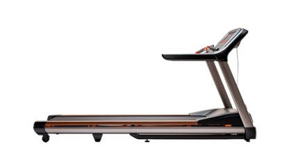Treadmill isolated on a transparent background