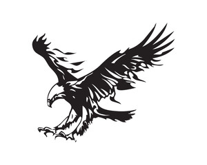 This is a vector eagle with various shapes and styles. Very suitable for use as a logo, background and additional element on a poster. Made in black, of course the color can be changed.