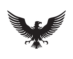 This is a vector eagle with various shapes and styles. Very suitable for use as a logo, background and additional element on a poster. Made in black, of course the color can be changed.